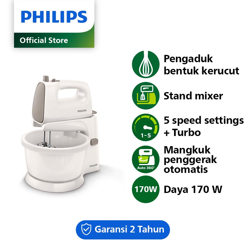 Philips Stand Mixers - Abu-abu - HR1559/50 - 1