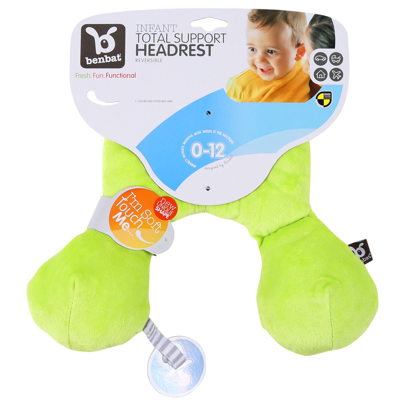 BenBat Headrest Frog (2017 Design) 0-12m - 3