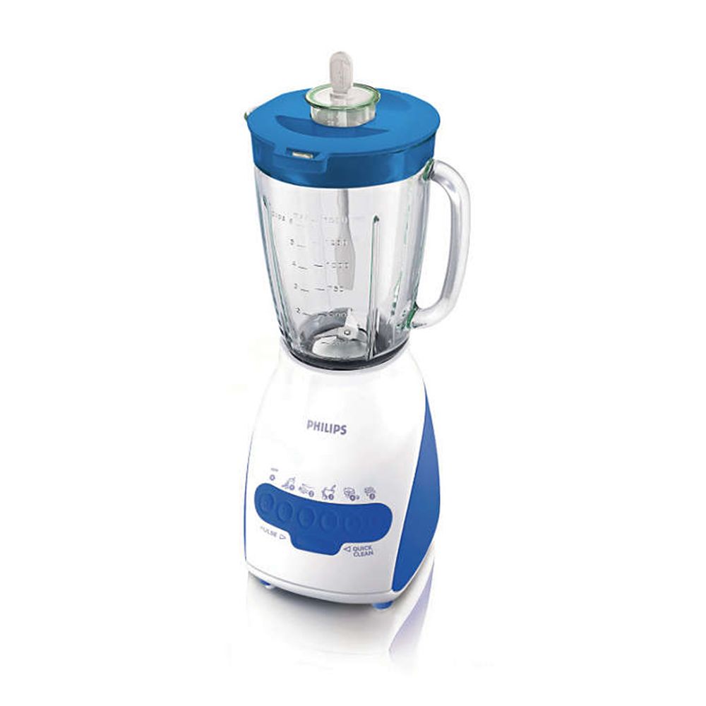 Philips Blender Gelas Plastik 2L - Biru - HR2115/30 - 2