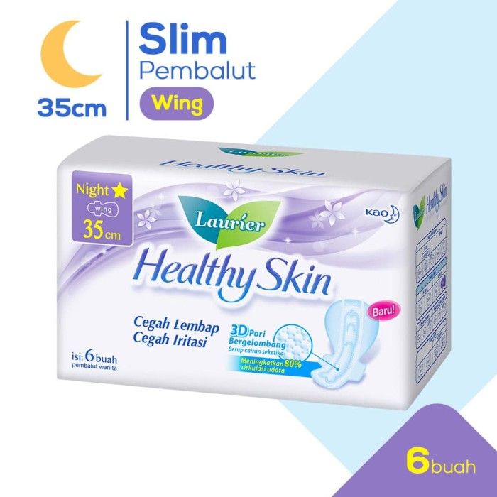 Laurier Healthy Skin Night 35cm 6's - 1