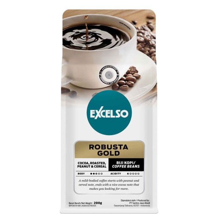 EXCELSO Robusta Gold - Biji Kopi 200 gr - 2