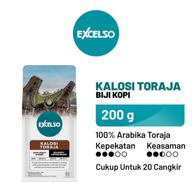 Excelso Kopi Kalosi Toraja Biji (200g) - 1