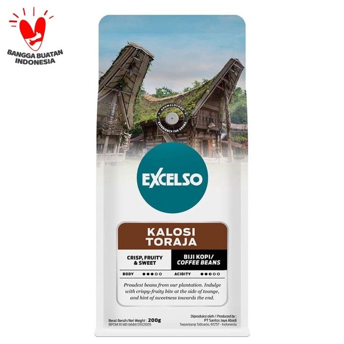 Excelso Kopi Kalosi Toraja Biji (200g) - 2