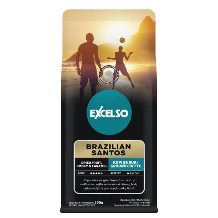 EXCELSO Brazilian Santos - Bubuk Kopi 200 gr - 2