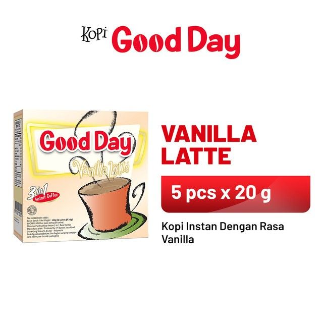 Good Day Kopi Vanila Latte Box (5x20g) - 1
