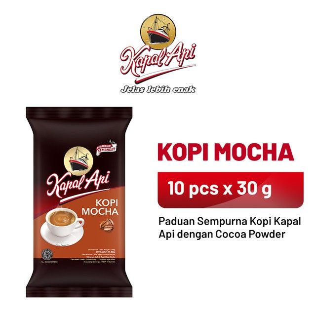 Kapal Api Kopi Mocha (10x30g) Renteng - 1