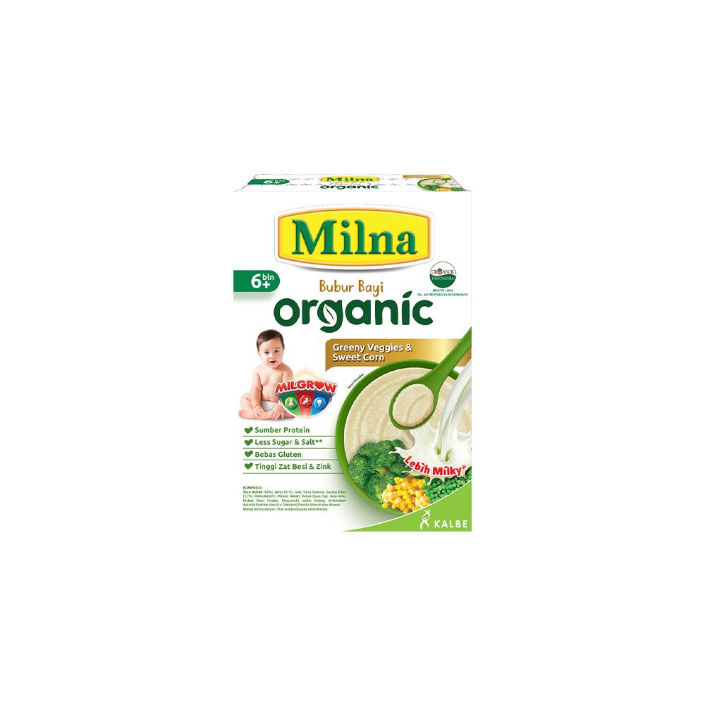 MILNA  BUBUR ORGANIK 6+ VEGGIE 120G - 2