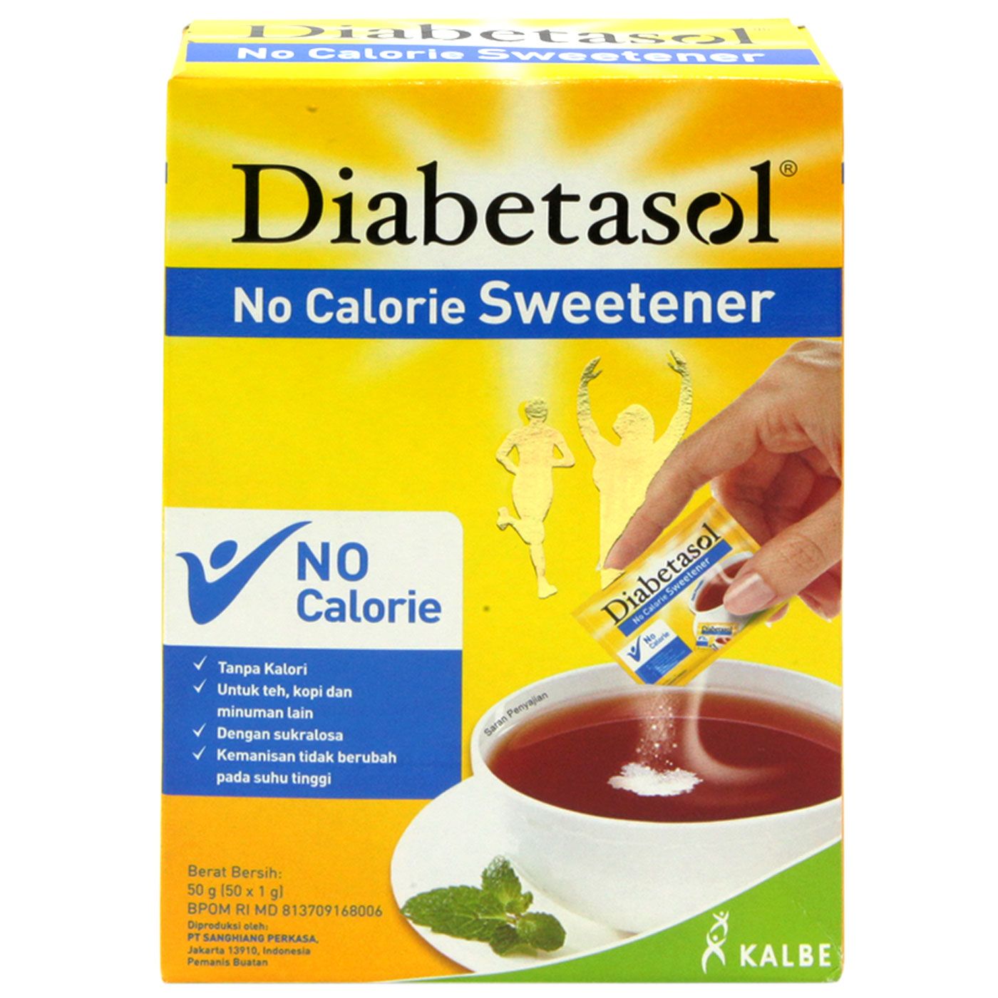 Diabetasol Sweetener Rendah Kalori 50x1g - 1