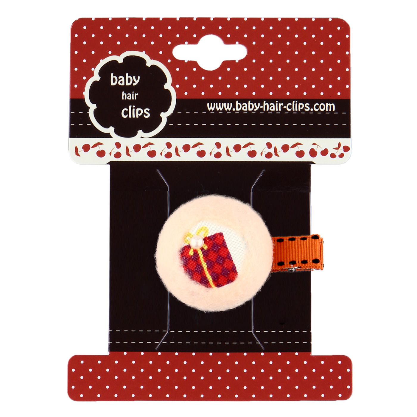 Bebecroc Semicircle Shape w/ Gift Print Clip Moccasin - 1