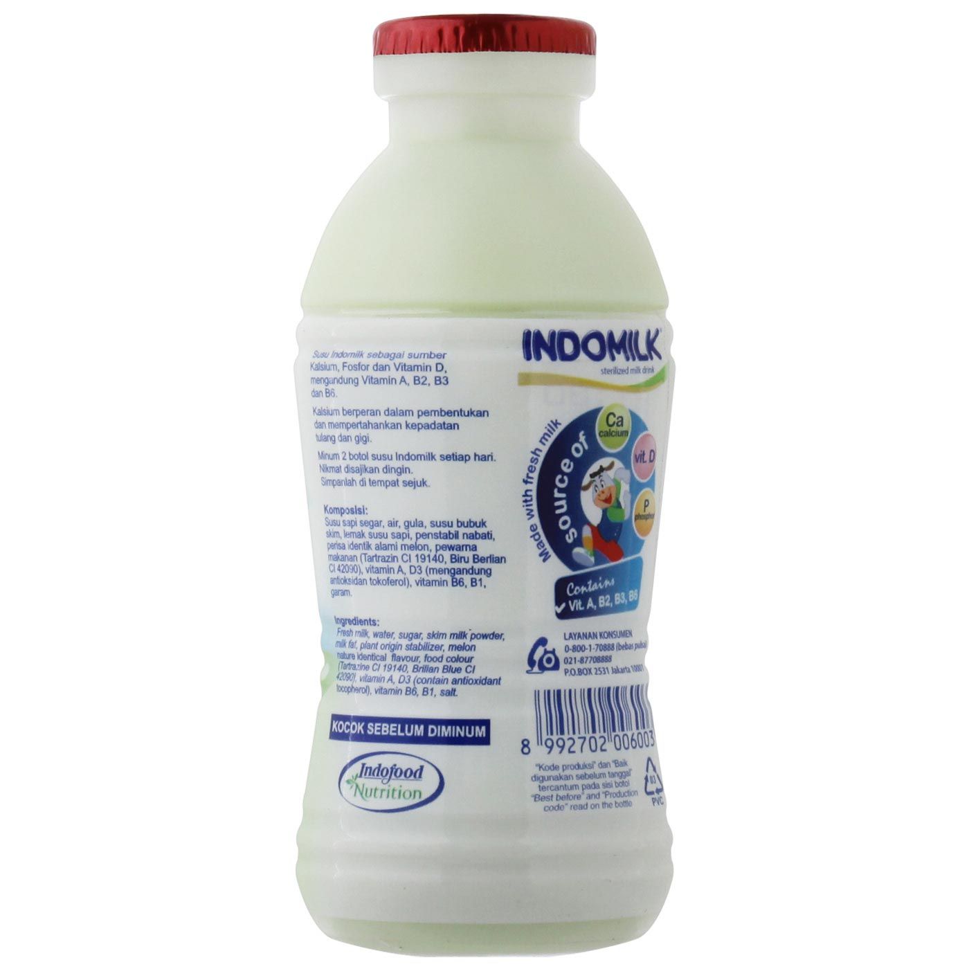 Indomilk Susu Melon Btl 190mL - 3