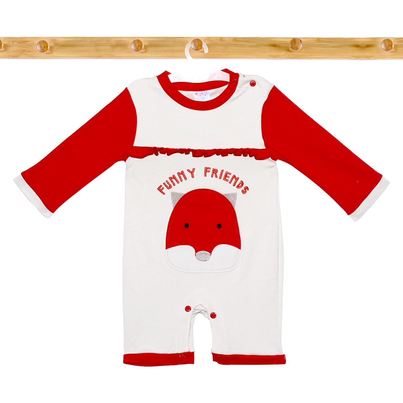 Wonderchild Half Romper Fox-9month - 1