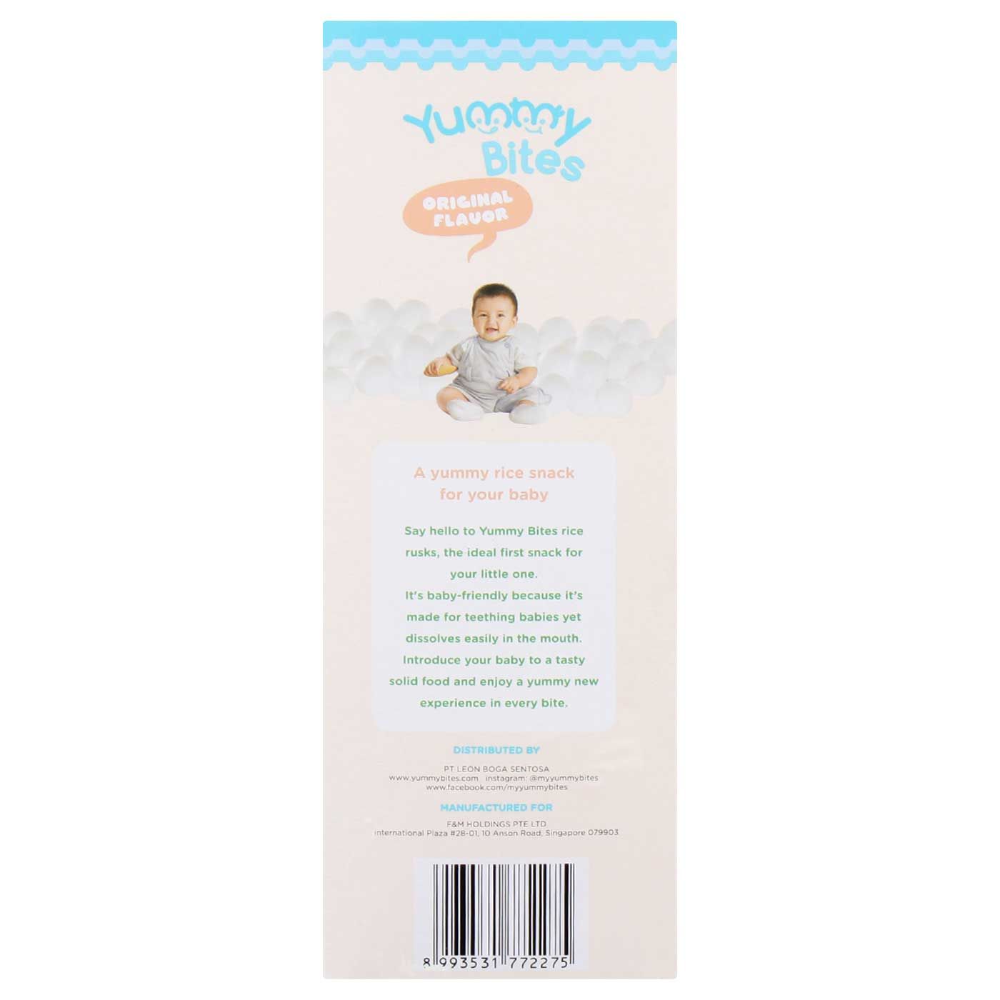 Yummy Bites Rice Crackers Original 6+ 50gr - 3