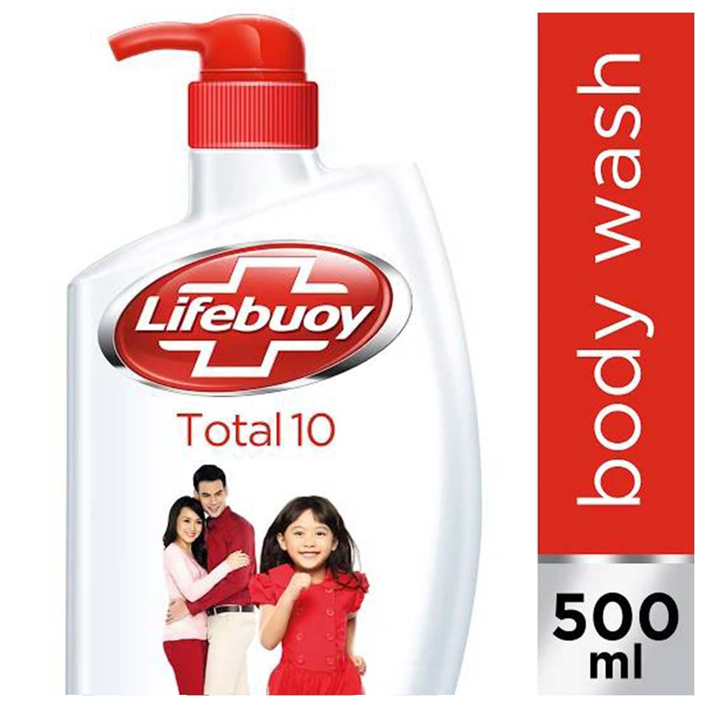 Lifebuoy Sabun Cair Total 10 Pump 500ml - 1
