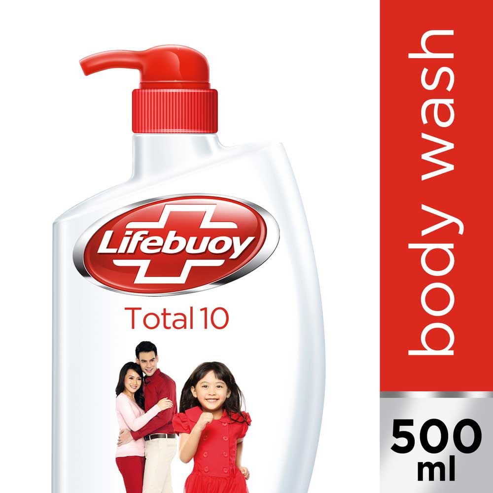 Lifebuoy Sabun Cair Total 10 Pump 500ml - 2