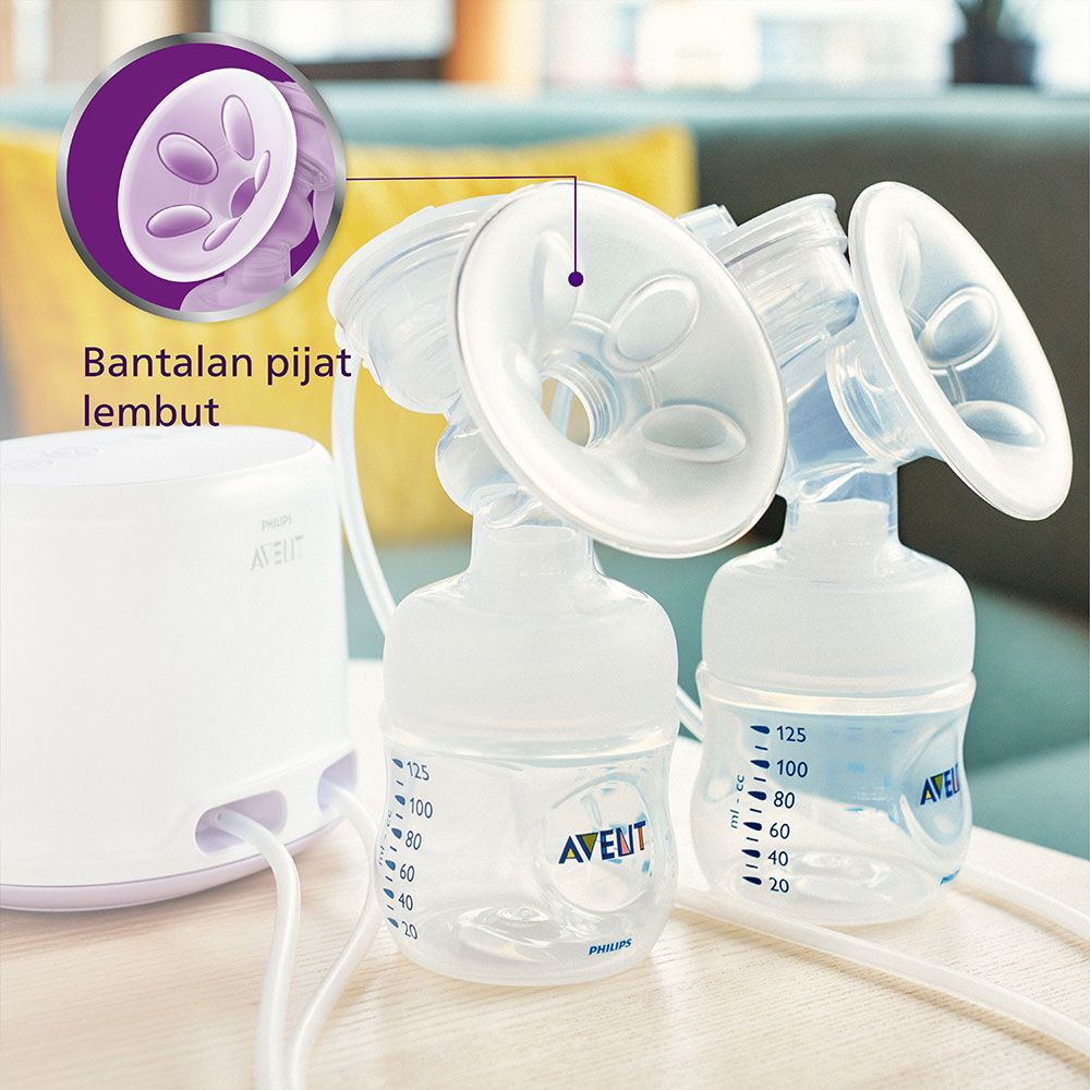 Philips Avent Twin Electric Breast Pump SCF334/31 Pompa ASI - 5