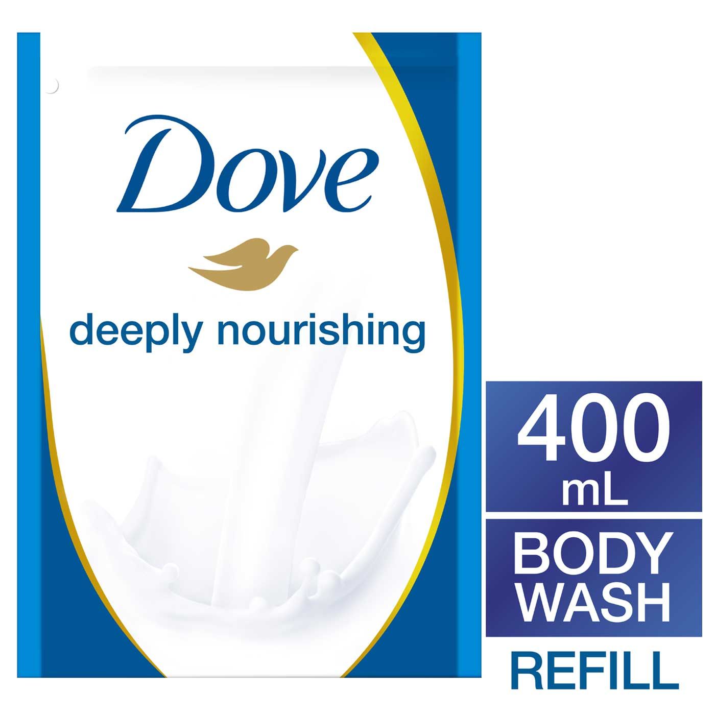 Dove Deeply Nourishing Sabun Cair Isi Ulang 400ml - 1