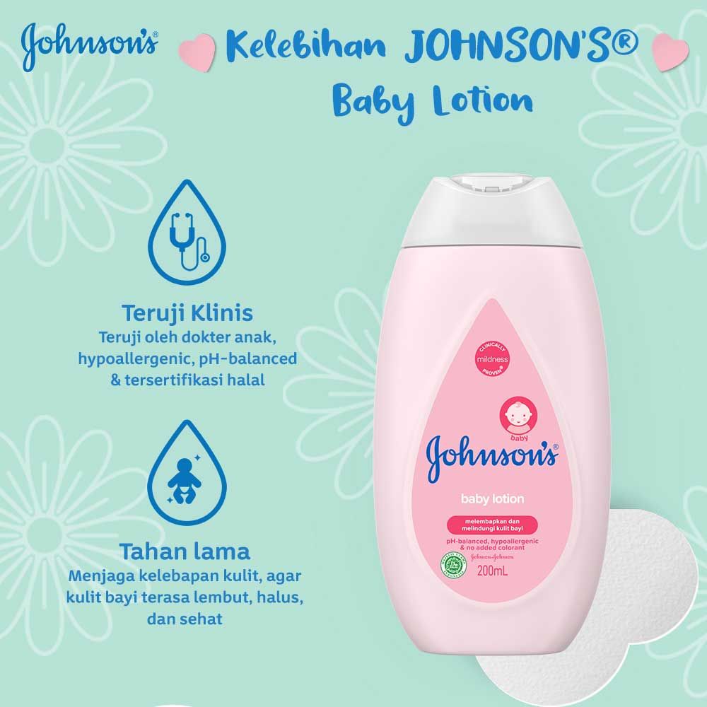 JOHNSON'S Lotion 200ml - 3