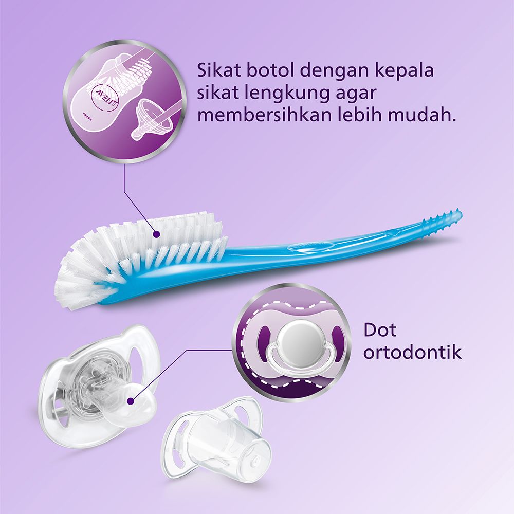 Philips Avent Newborn Starter Set PP Natural SCD290/11 Set Botol Bayi - 4