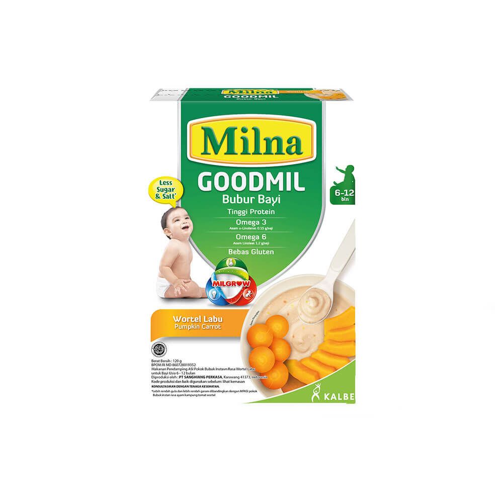 Milna Bubur Bayi Goodmil 6+ Wortel Labu - 1