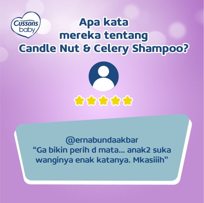 Cussons Baby Shampoo Candle Nut & Celery 200ml - 5