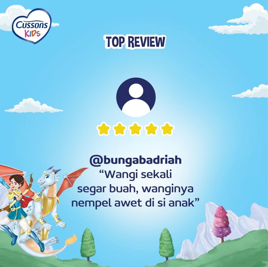 Cussons Kids Shampoo Dragon Fresh & Nourish - Sampo Anak 180ml - 4