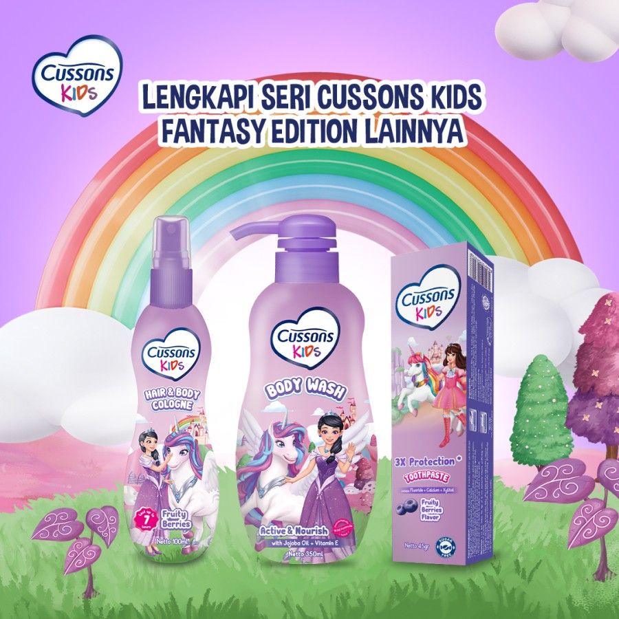 Cussons Kids Shampoo Black & Shiny - Sampo Anak 180ml - 6