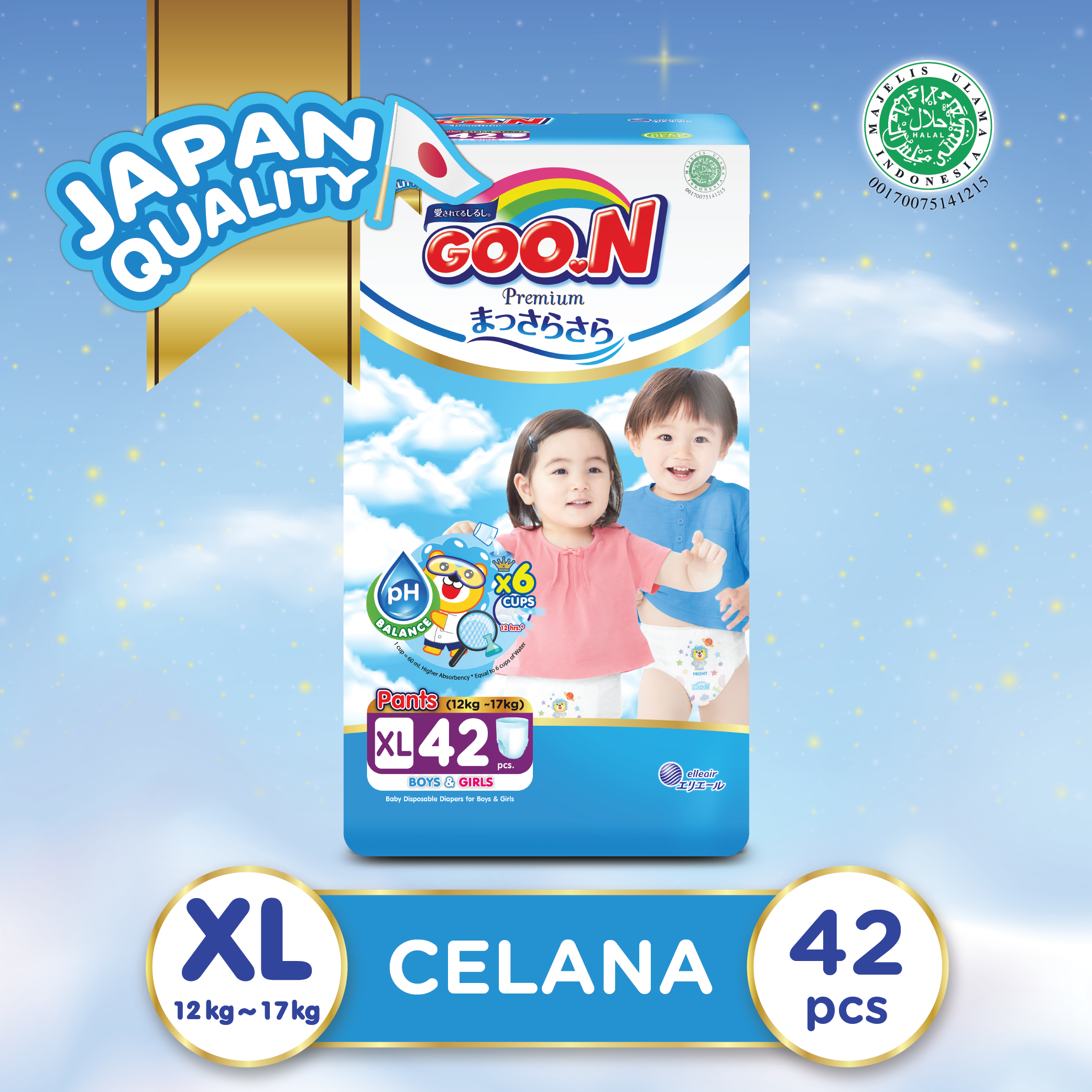 Goo.N Premium Pants Massara Sara Super Jumbo XL 42 - 1