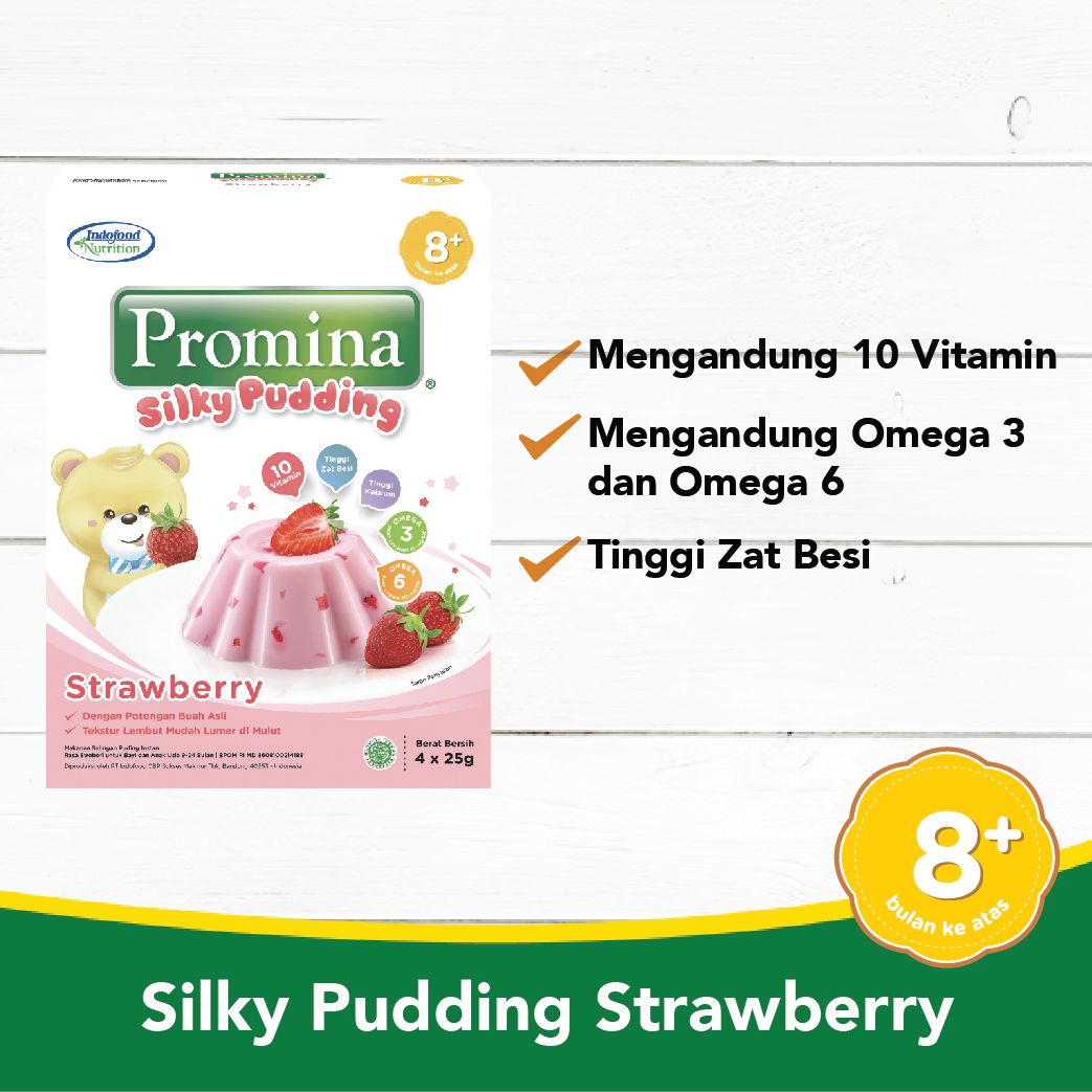 PROMINA PUDING STRAWBERRY 100 GR X 1 PCS - 2