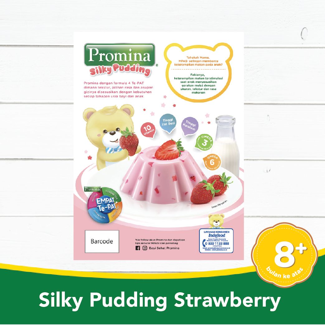 PROMINA PUDING STRAWBERRY 100 GR X 1 PCS - 3