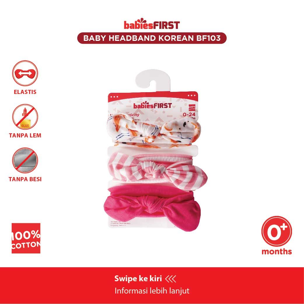 Babiesfirst Headband Korean - Bandana Bayi Tipe C - 1