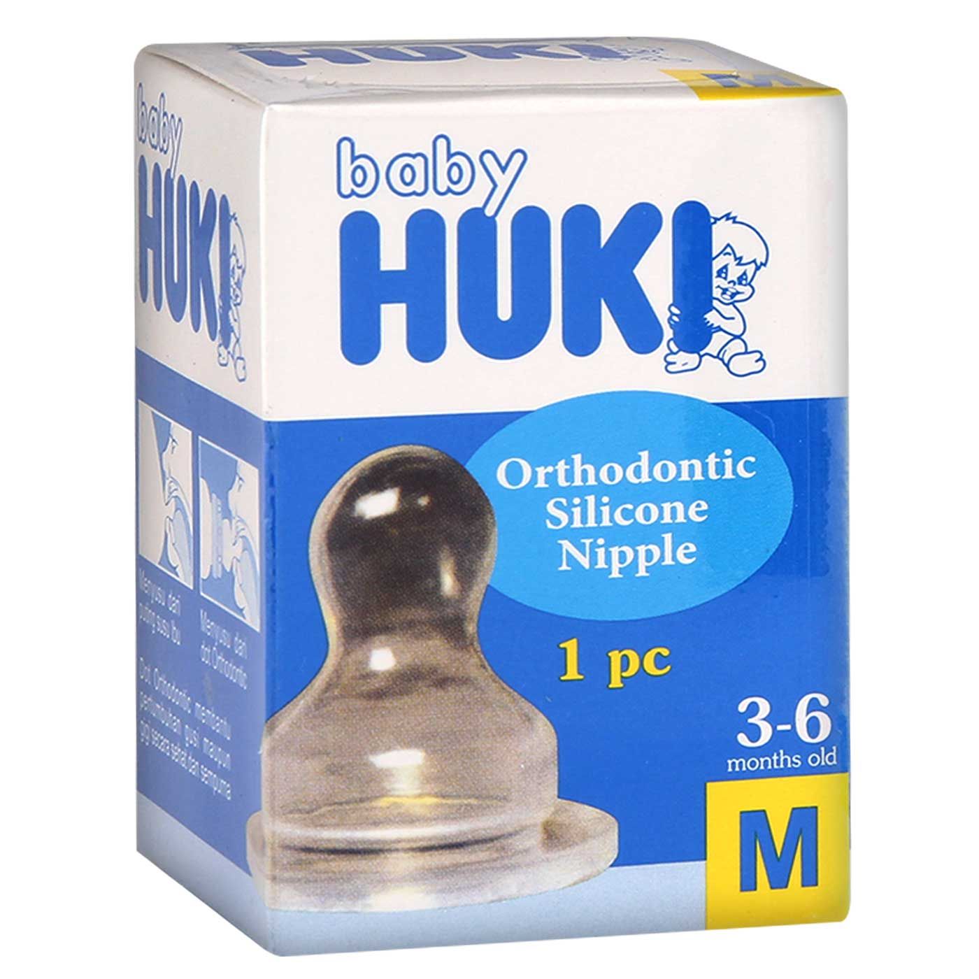Huki Orthodontic Silicone Nipple M - 3