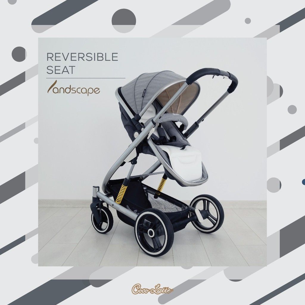 Cocolatte Stroller CL 2029 Landscape - Grey - 1