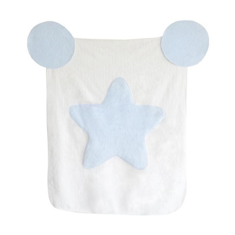 Dr. Bebe - Blanket Cotton Candy - White Blue Star - 1