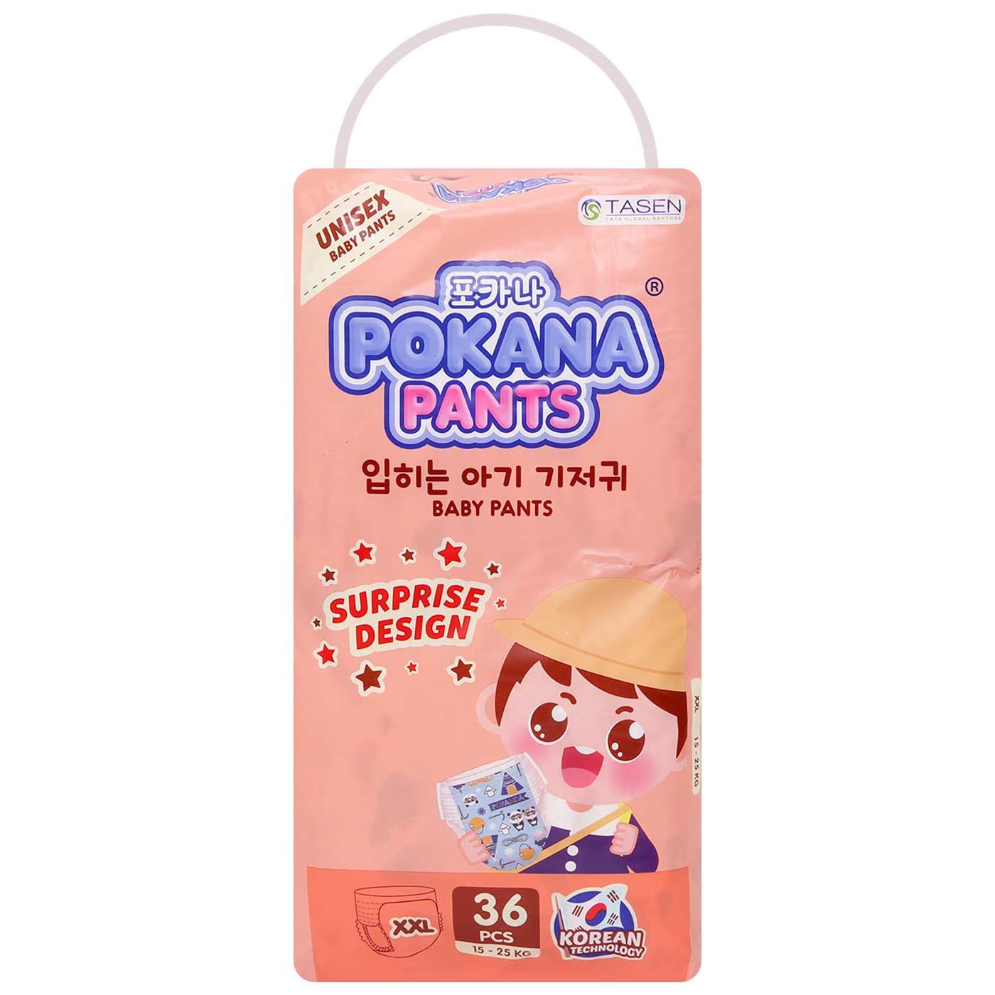 Pokana Baby Diapers Super Jumbo Pants XXL 36 - 1