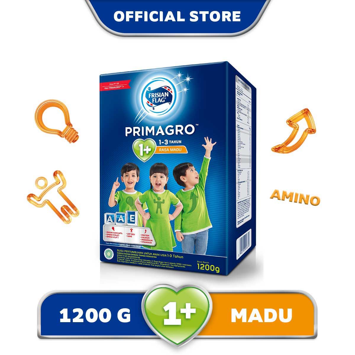 Frisian Flag Primagro 1+ Madu 1200g - 1