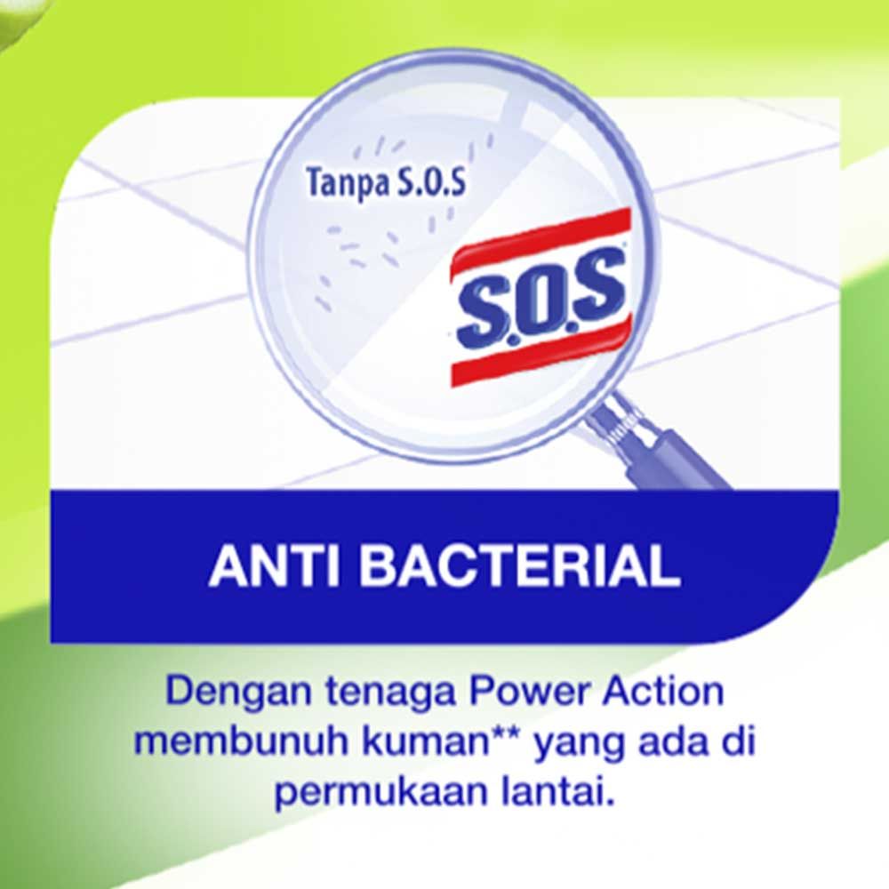SOS Pembersih Lantai Sereh Pouch 700ml - 2