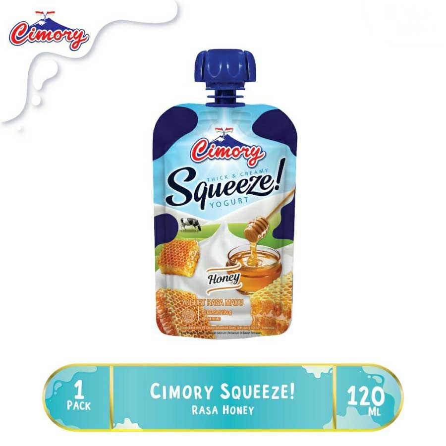 Cimory Squeeze Yogurt 120gr - Honey - 1