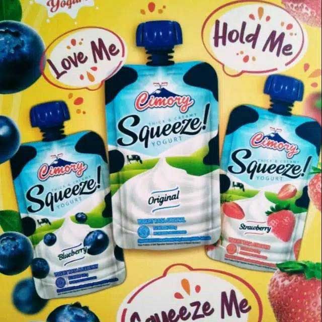 Cimory Squeeze Yogurt 120gr - Honey - 6
