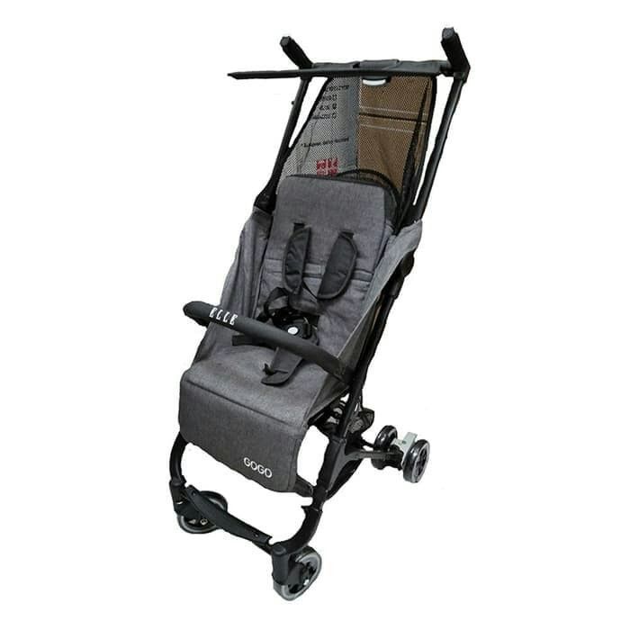 Elle Stroller Bayi Mini Gogo Stroller - Hitam - 1