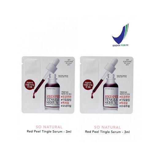 So Natural Red Peel Tingle Serum Original - 35 Ml - 4