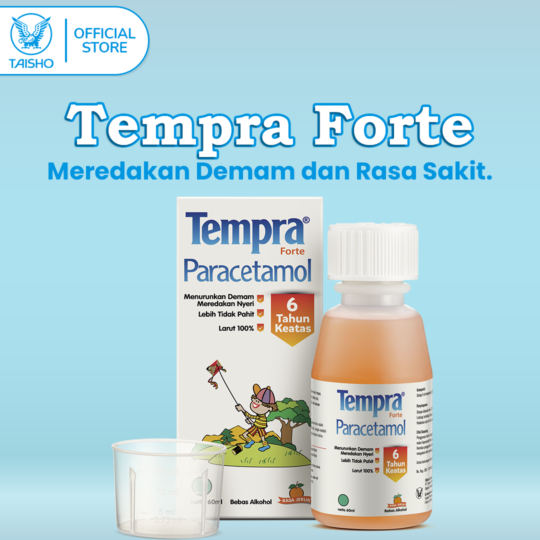 Tempra Forte Paracetamol Anak Rasa Jeruk 60ml - 2