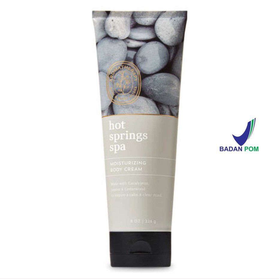 Bath And Body Works Body Cream Aromatherapy Hot Spring Spa 226 Gr - 1