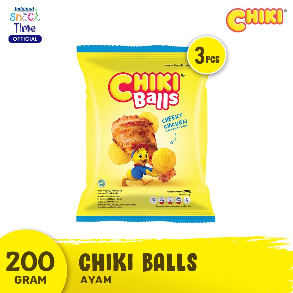 Chiki Ball Ayam 200 Gr - 3 Pcs - 1