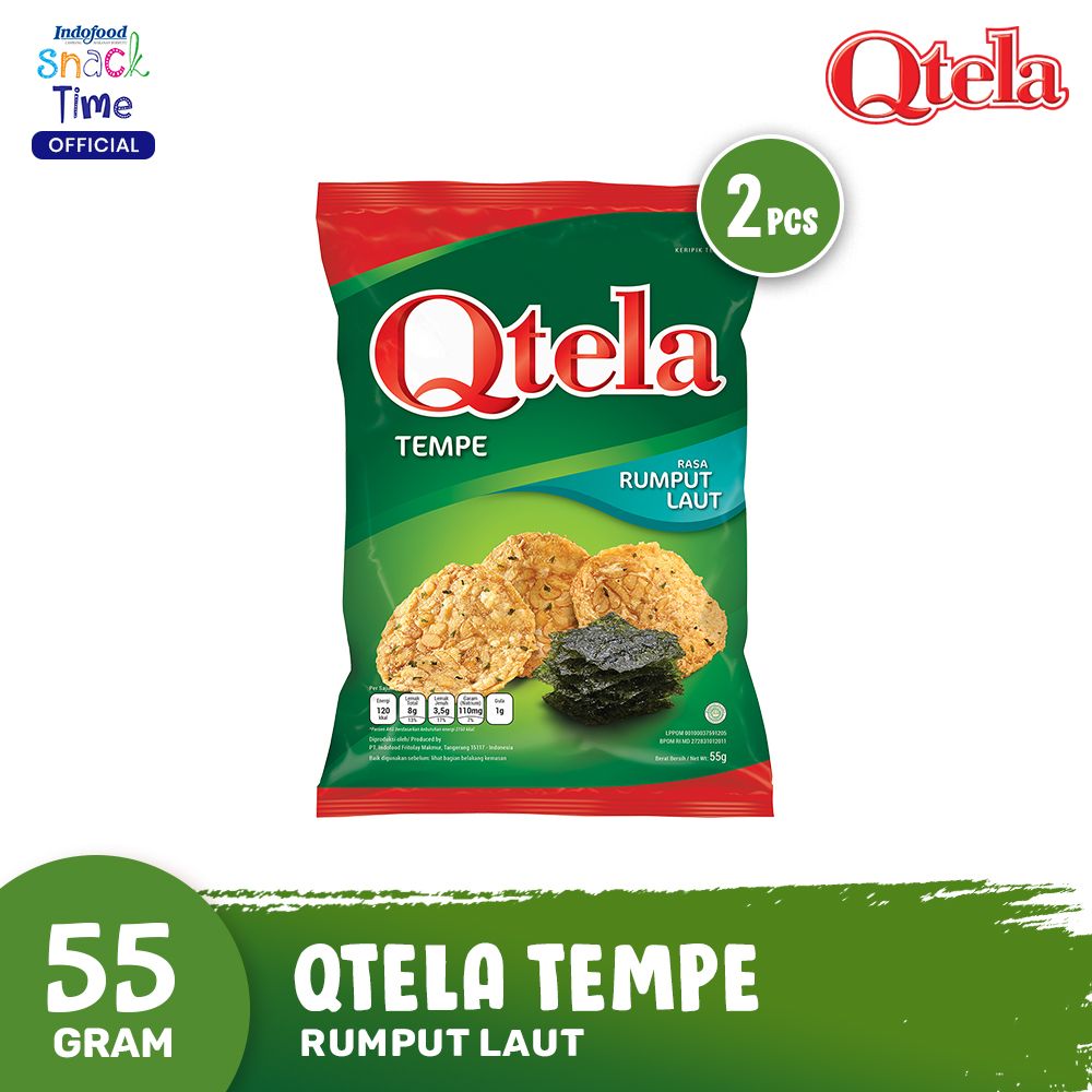 Qtela Tempe Rumput Laut 55 Gr - 2 Pcs - 1