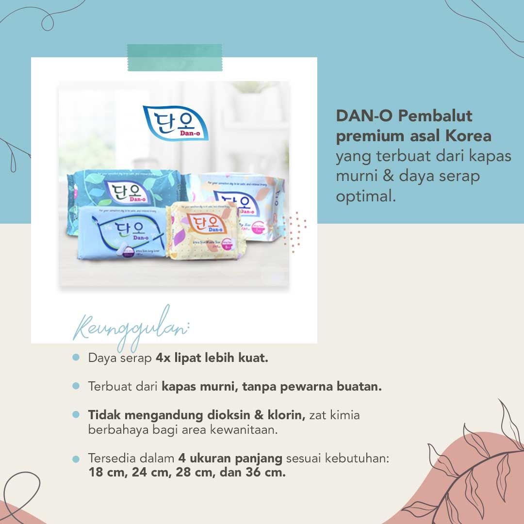 Dan-O Pembalut Kesehatan Korea Over Night 36Cm - 3