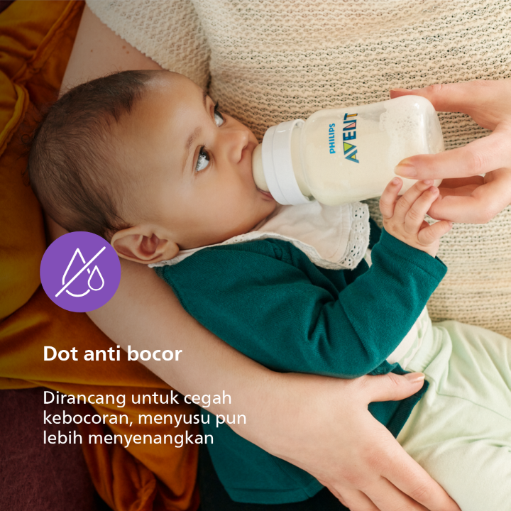 Philips Avent Teat Medium Flow Airflex 3M+ SCF633/27 Dot Botol Bayi - 4