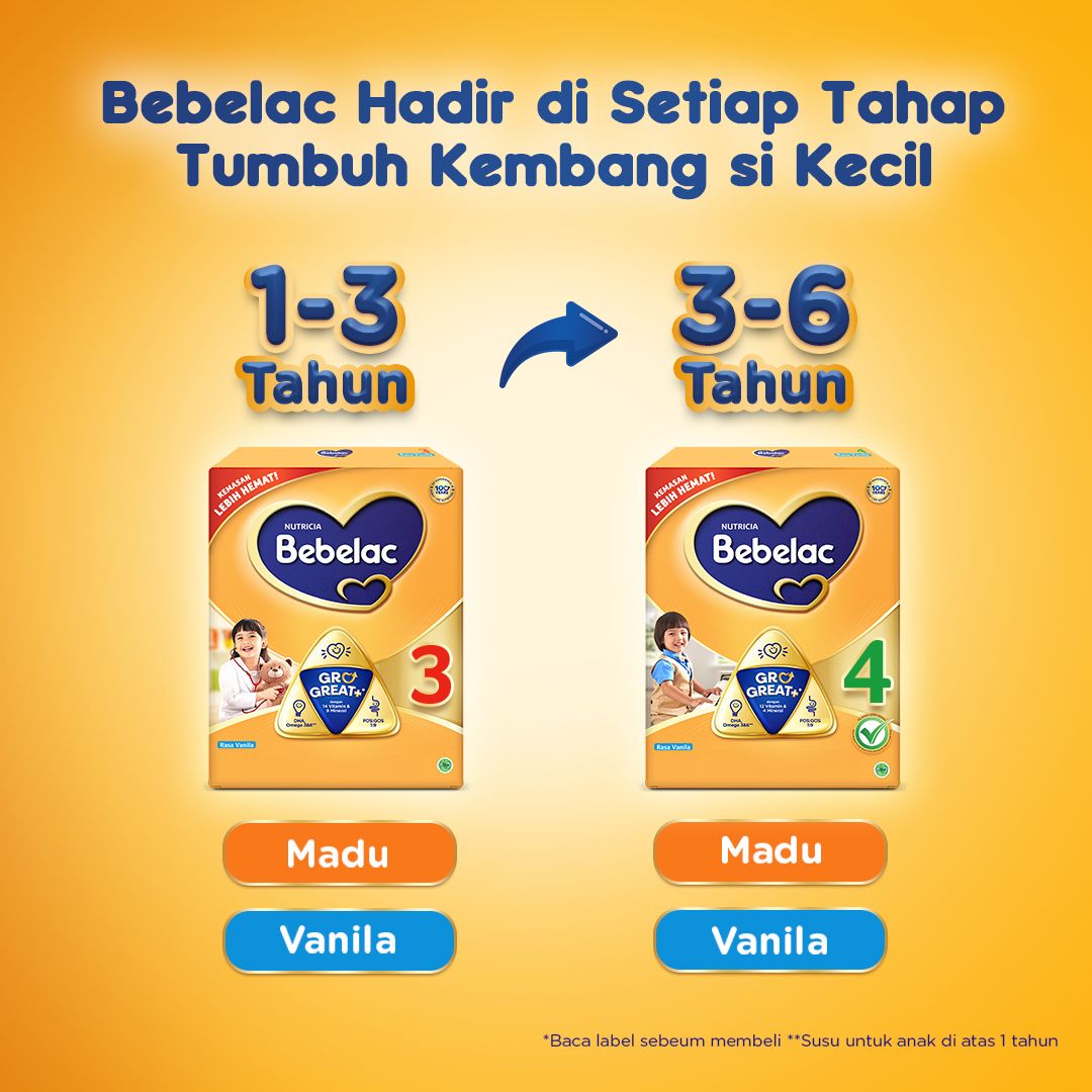 Bebelac 3 Vanila Susu Pertumbuhan Bubuk 1800 GR - 6