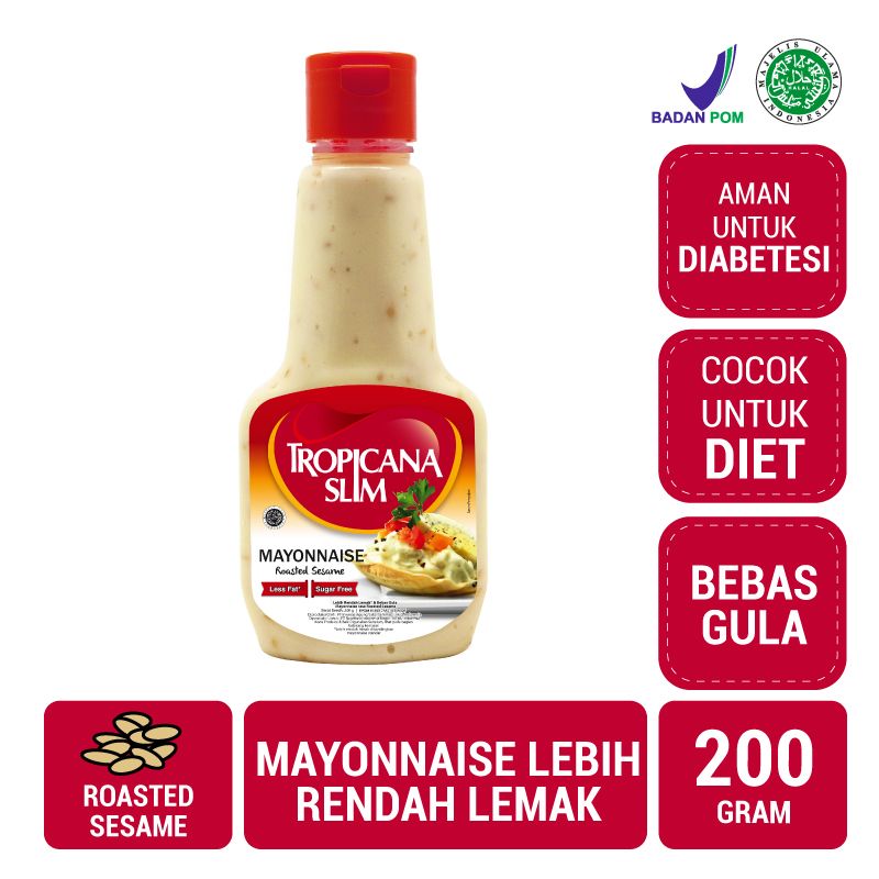 Tropicana Slim Mayonnaise 200 g - Bantu Dukung Hidup Sehat | 2104241210 - 1