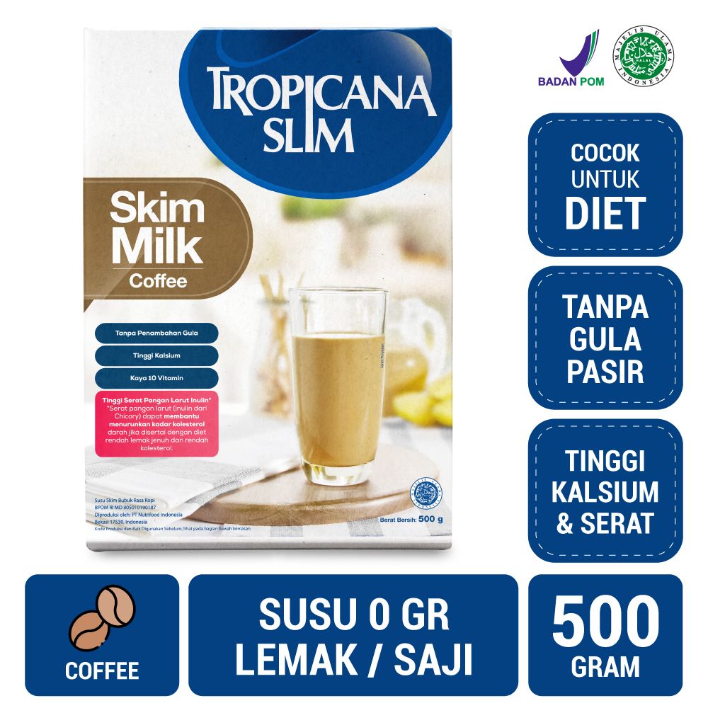 Tropicana Slim Milk Skim Coffee 500gr | 2101150180 - 1