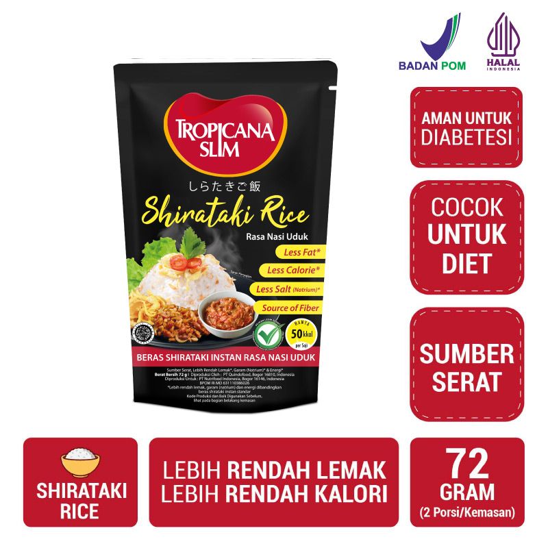 Tropicana Slim Shirataki Rice 72 g | 2106395308 - 1